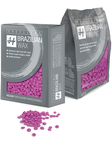 HOLIDAY EXCELLENT brasiliansk voks, fleksibel, perler Divine Dust 1kg