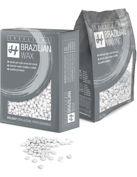 HOLIDAY EXCELLENT brasiliansk voks, fleksibel, perler Extreme Purity 1kg