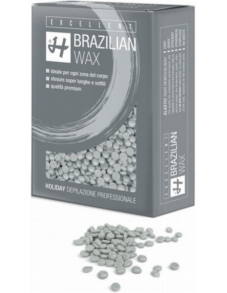 HOLIDAY EXCELLENT Brasiliansk voks, fleksibel, sølvperler 500g