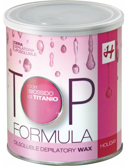 HOLIDAY TOP Hårfjerningsvoks, pink, titandioxid 800ml