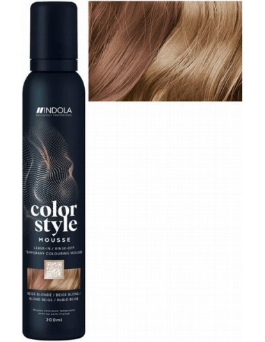 INDOLA COLOR STYLE MOUSSE Beige Blond...