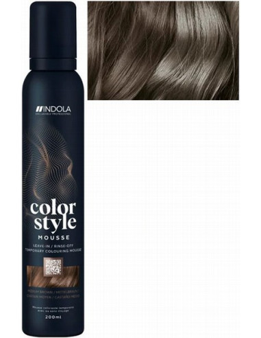 INDOLA COLOR STYLE MOUSSE Mellembrun...