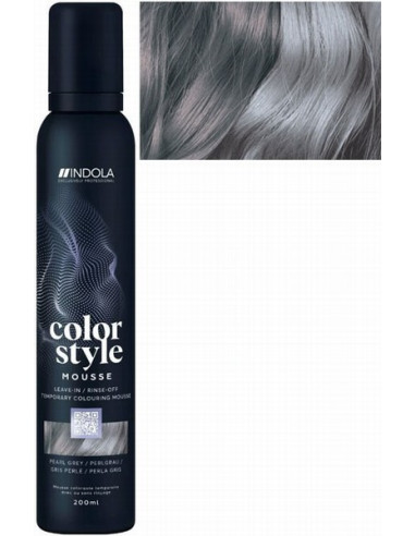 INDOLA COLOR STYLE MOUSSE Perlegrå...