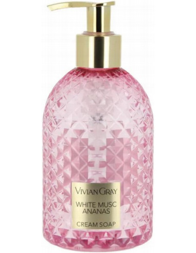 Gemstone Cremet Håndsæbe (Pink Hvid...