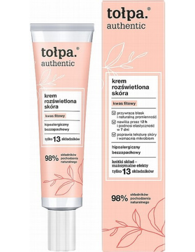 TOLPA AUTHENTIC Creme til mat hud,...