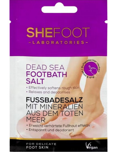 SHEFOOT Fodbad Dødehavssalt til...