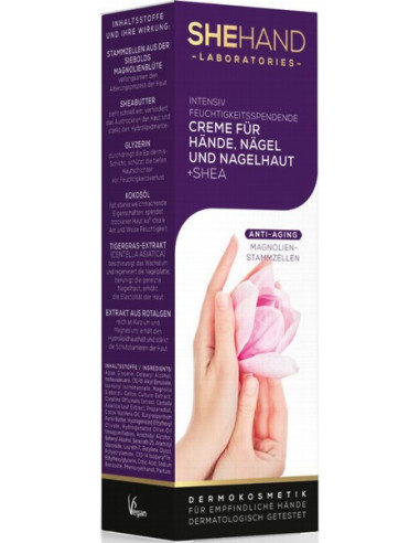 SHEHAND Creme til hænder, negle og...