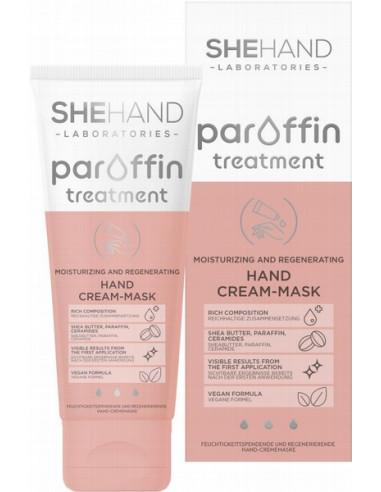 SHEHAND PARAFFIN Creme - maske til...