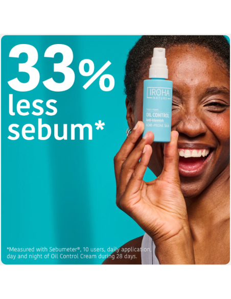 IROHA NATURE ACNE PRONE Creme med salicylsyre til anti-akne, talgkontrol 50 ml