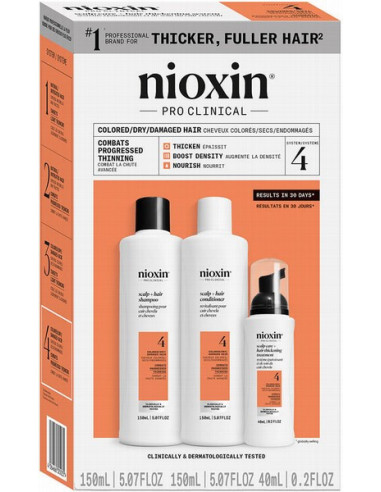 NIOXIN SYSTEM NR. 4 sæt til farvet...