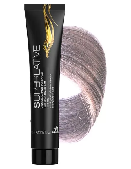 Farmagan Superlative Color 10.21 Blonde Platinum Irisee Ash hårfarve 100 ml