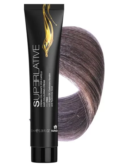 Farmagan Superlative Color 9.21 Very Light Blonde Irisee Ash hårfarve 100 ml