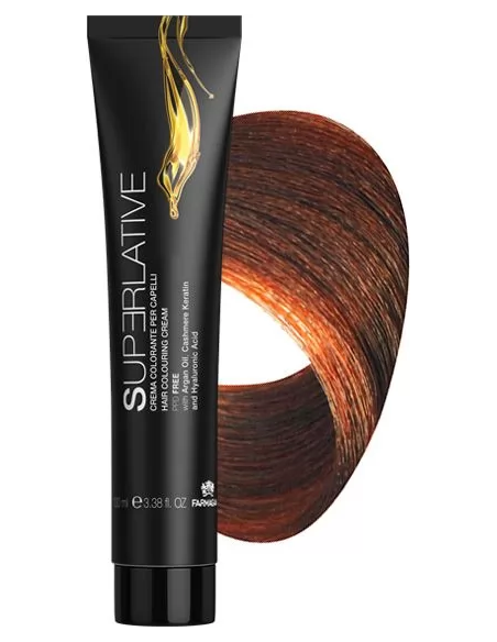Farmagan Superlative Color 5.44 Light Chestnut Intense Copper hårfarve 100 ml
