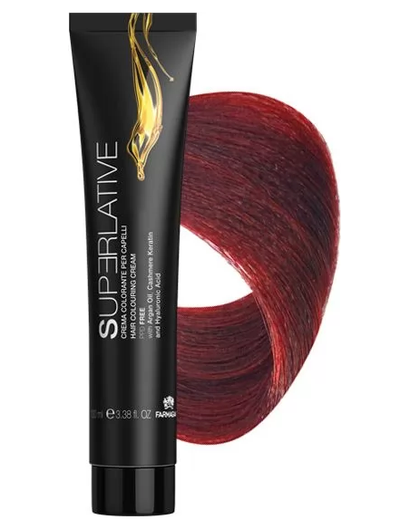 Farmagan Superlative Color 5.66 Light Chestnut Intense Red hårfarve 100 ml