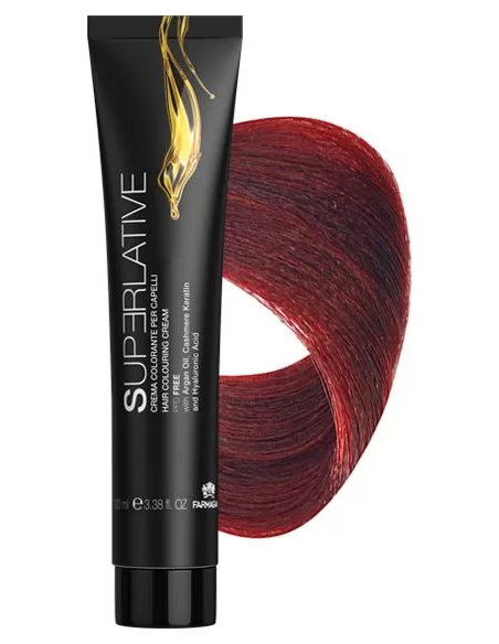 Farmagan Superlative Color 6.66 Dark Blonde Intense Red hårfarve 100 ml