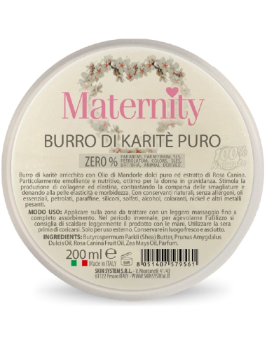 SkinSystem MATERNITY Sheasmør til...