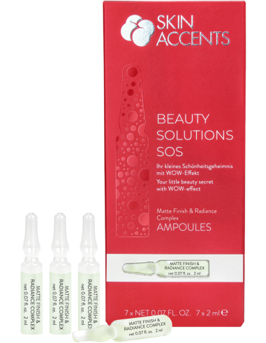 SKIN ACCENTS Matte Finish & Radiance Complex ampule 2ml