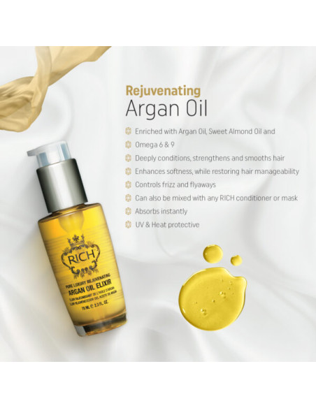 RICH Pure Luxury INTENSE FUGT Genopbyggende Arganolie Elixir 70ml