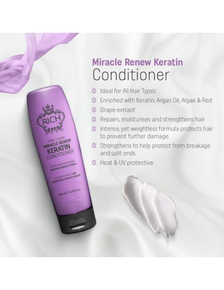 RICH Pure Luxury MIRACLE RENEW KERATIN Regenererende CC Balsam 200ml