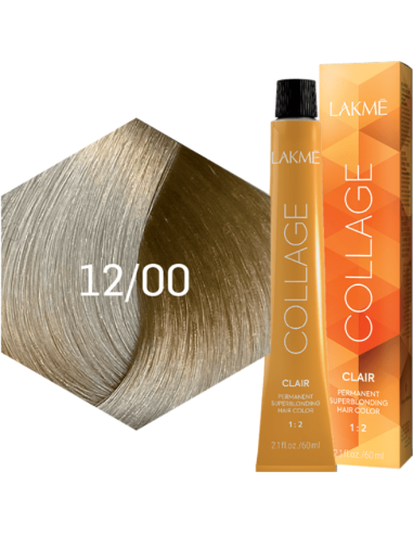 COLLAGE CLAIR PERMANENT COLOR 12/00  PERMANENTĀ MATU KRĀSA 60 ML