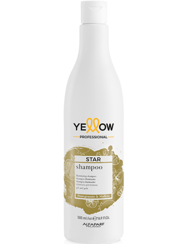 YELLOW STAR spīdumu piešķirošs šampūns visiem matu tipiem, 500ml