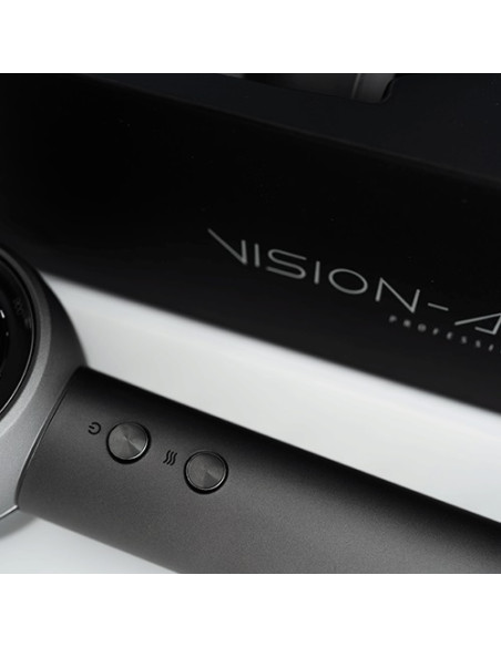 Vision-Air hårtørrer, avanceret teknologi for langvarig og komfortabel brug, justerbar ℃, 312 g