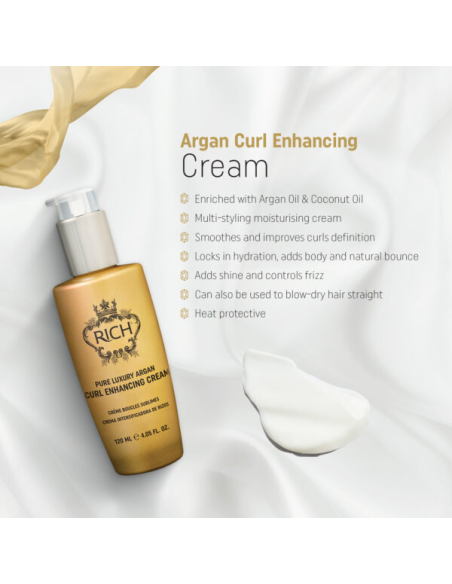 RICH Pure Luxury ARGAN krøllebevarende creme 120ml