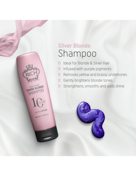 RICH Pure Luxury SØLVBLOND Shampoo 250ml