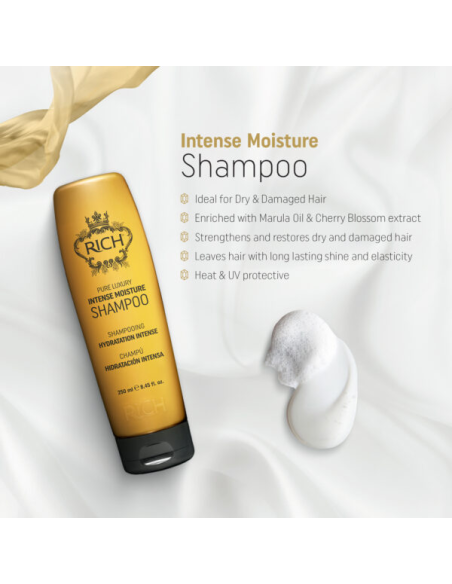 RICH Pure Luxury INTENSE FUGT Intensiv fugtgivende shampoo 750 ml