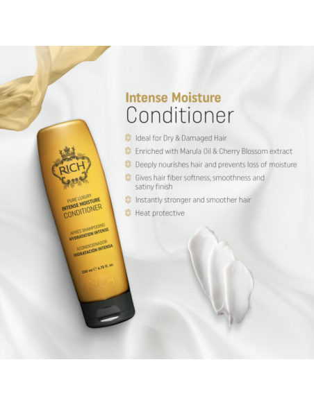 RICH Pure Luxury INTENSE MOISTURE Intensiv fugtgivende balsam 750 ml