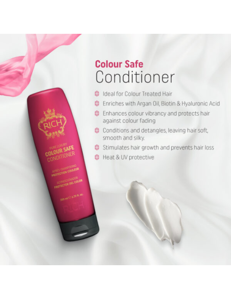RICH Pure Luxury COLOR SAFE Balsam til farvet hår 200 ml