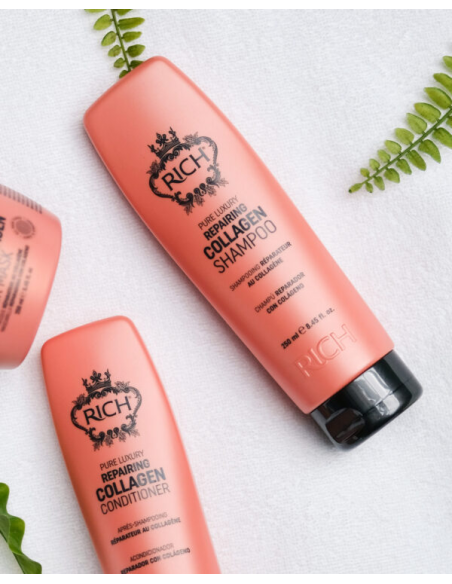 RICH Pure Luxury REPARERENDE KOLLAGEN Regenererende shampoo med kollagen 250 ml