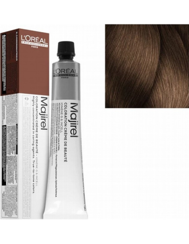 Majirel Absolu 7.8 krēmveida krāsa matu skaistumam: neierobežoti toņi, dziļa kopšana L'Oreal Professionnel Majirel Absolu 50ml