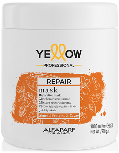 YELLOW REPAIR MASK for damaged hair 1000ml