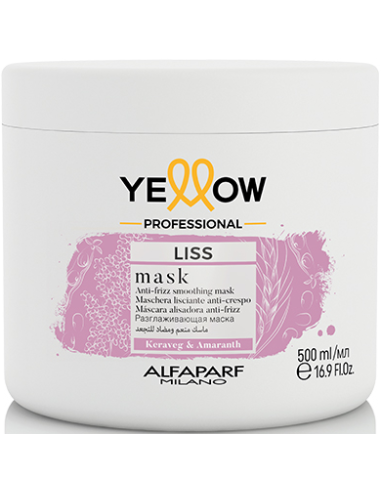 YELLOW LISS MASK anti-frizz mask for rebel hair 500ml