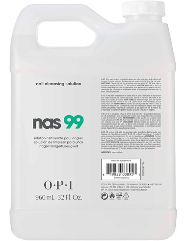 OPI NAS 99 līdzeklis nagu virsmas attīrīsanai 960ml