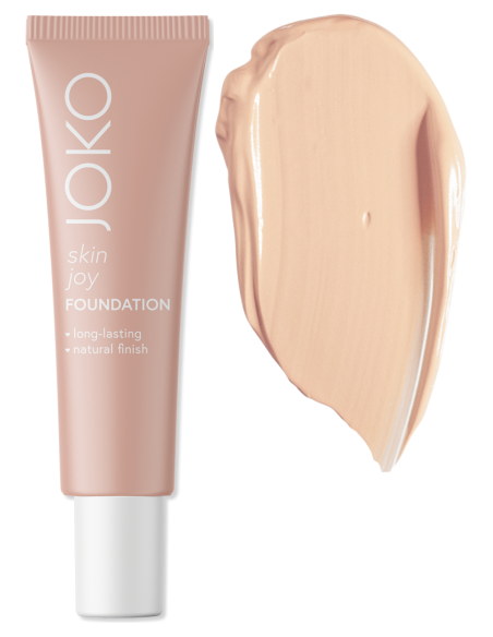 JOKO SKIN JOY Foundation | 02N Beige til langvarig, fugtgivende naturlig makeup-effekt 30 ml