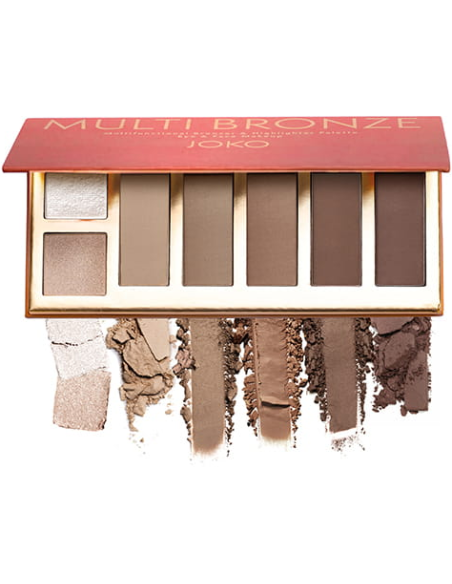 JOKO MULTI BRONZE Kontureringspalette til øjne og ansigt, multifunktionel