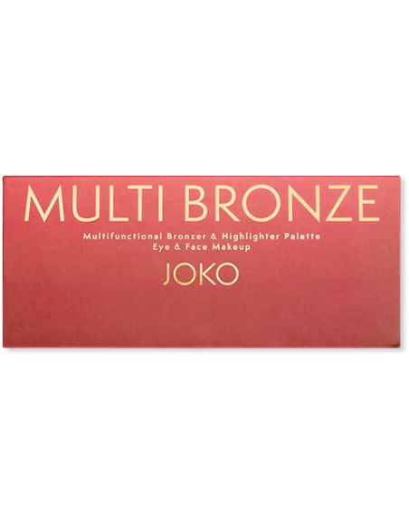 JOKO MULTI BRONZE Kontureringspalette til øjne og ansigt, multifunktionel