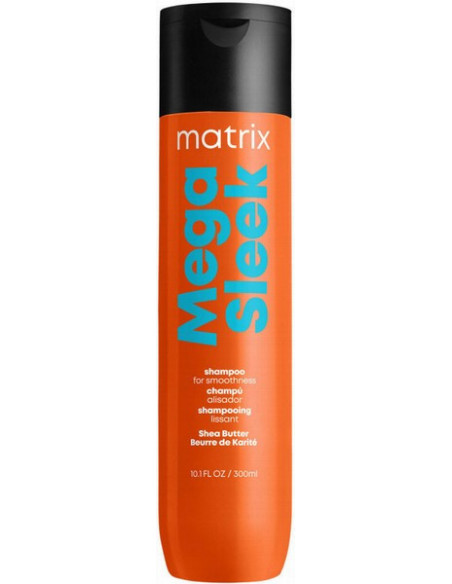 MEGA SLEEK SHAMPOO MED SHEASMØR TIL BRÆNDBART HÅR 300ML