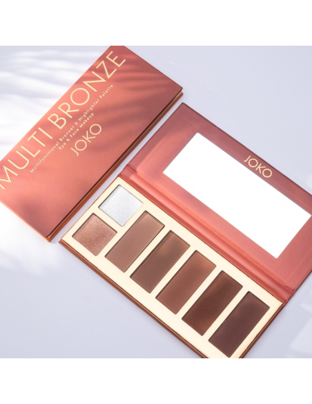 JOKO MULTI BRONZE Kontureringspalette til øjne og ansigt, multifunktionel