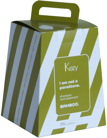 KEZY Sæt til tyndt hår BAMBOO (Shampoo 385ml + Olie 100ml)