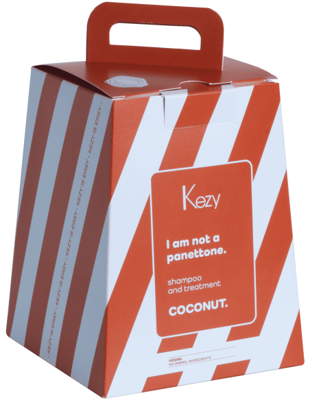 KEZY Sæt til farvet hårpleje KOKOS (Shampoo 385ml + Olie 100ml)