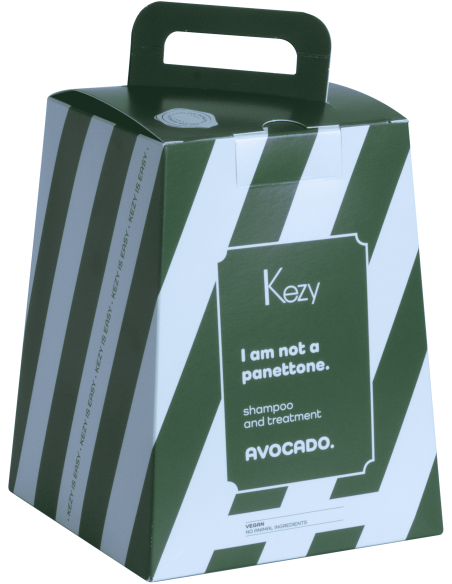 KEZY Plejesæt til tørt hår AVOCADO (Shampoo 385ml + Olie 100ml)