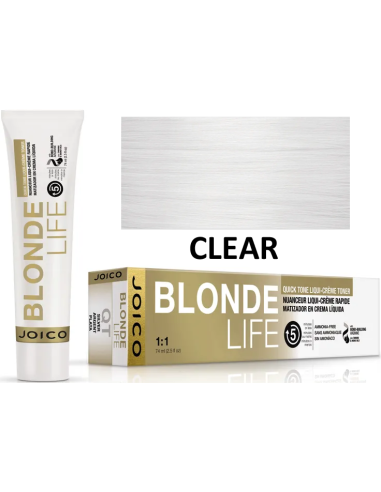 Blonde life Clear-  Quick Tone Liqui-Crème Toner tonējošais krēms 75ml