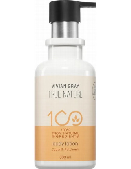TRUE NATURE Bodylotion (ceder og patchouli) 300 ml