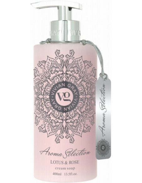 Aroma Selection Cremet sæbe, lotus/rose 400ml