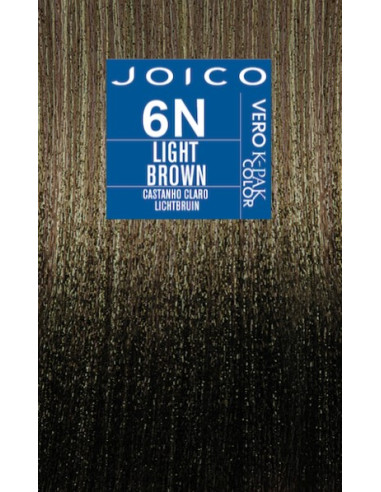 JOICO Vero-K 6N - Light Brown noturīga matu krāsa 74ml