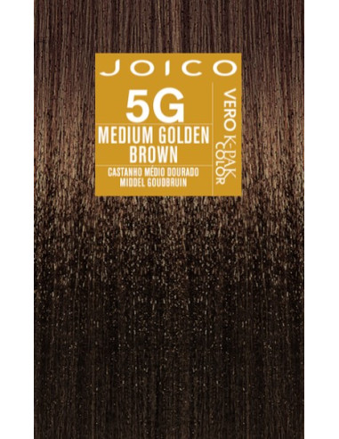 JOICO Vero-K 5G - Medium Golden Brown noturīga matu krāsa 74ml