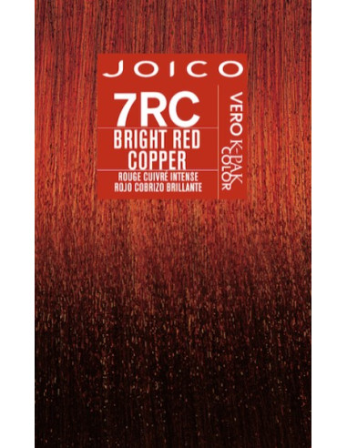 JOICO Vero-K 7RC - Bright Red Copper noturīga matu krāsa 74ml